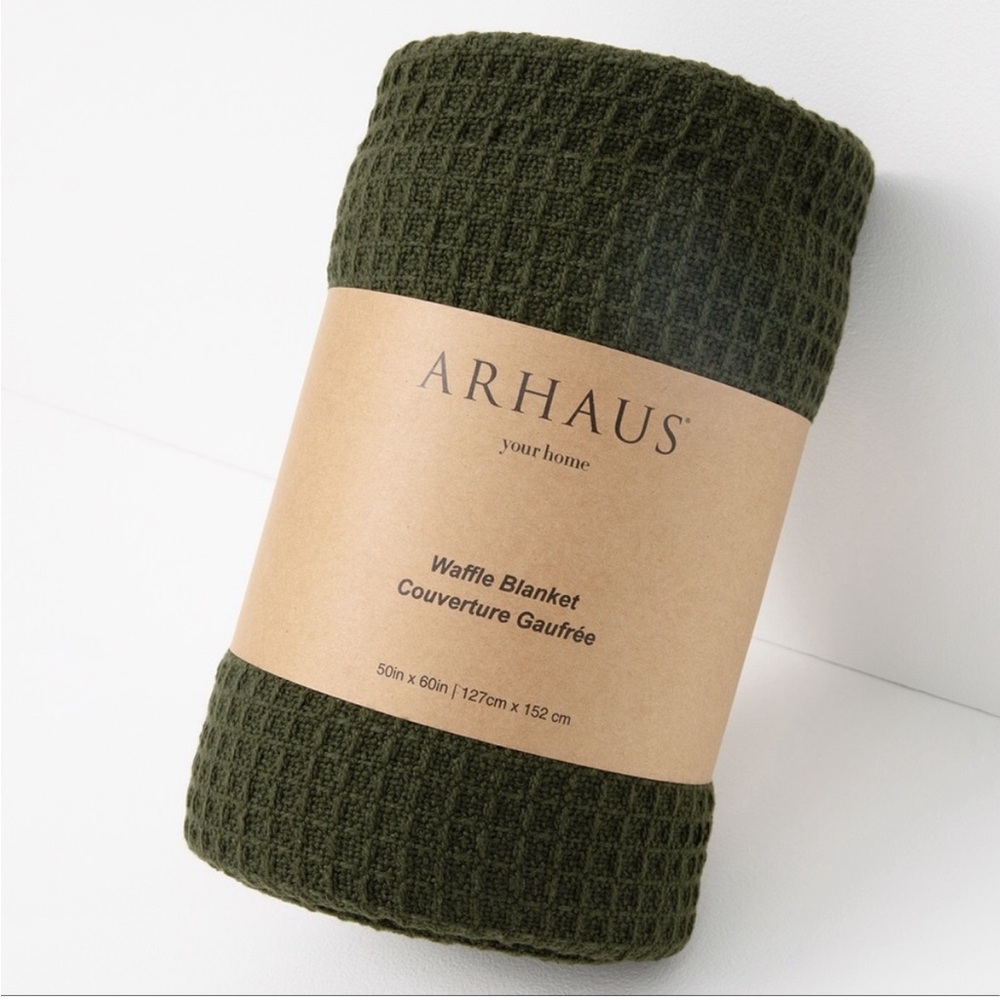 Arhaus Waffle Blanket